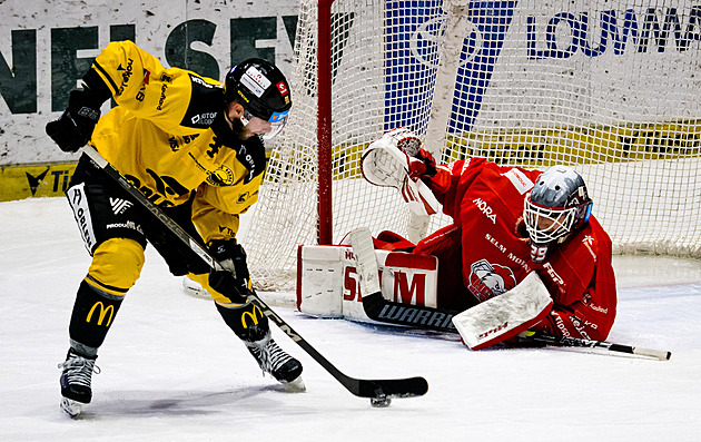 ONLINE: Lídr drtí Budějovice, Pardubice po neuznaném gólu ztrácí. Litvínov zvítězil