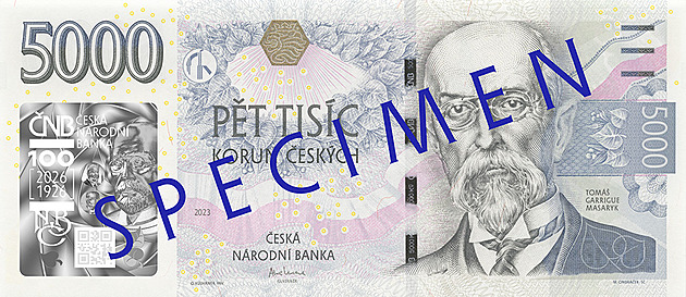 ČNB připravuje unikátní bankovku, bude na ní QR kód i portrét guvernéra Michla