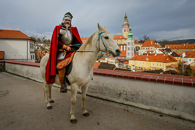 OBRAZEM: Sníh jsem nepřivezl, máme ho málo. Do Českého Krumlova přijel Martin