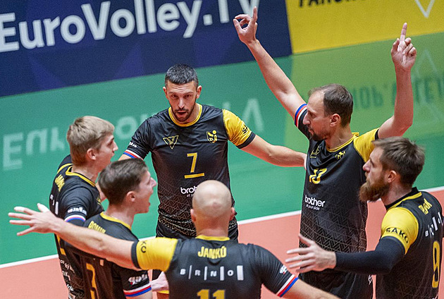 Brněnští volejbalisté postoupili z předkola Vyzývacího poháru, v Nikósii vyhráli 3:0