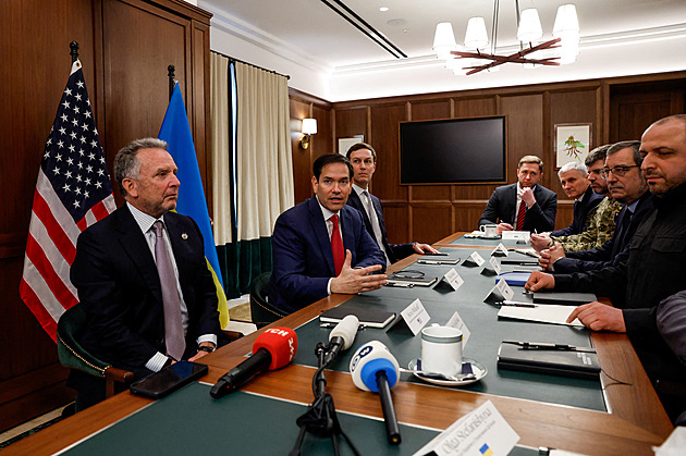 Produktivní, ale ještě je potřeba další práce, uvedl Rubio po jednání s Ukrajinci