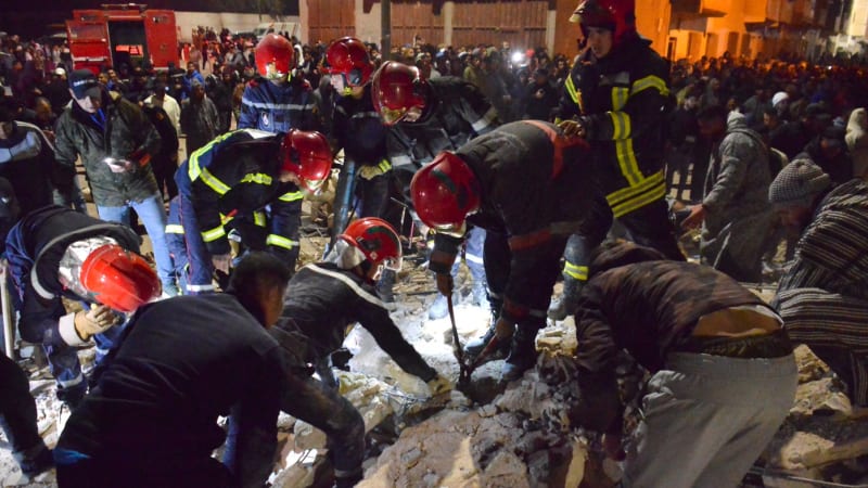 Pád dvou obytných budov v Maroku: Nejméně 22 lidí zemřelo, mezi oběťmi jsou i čtyři děti
