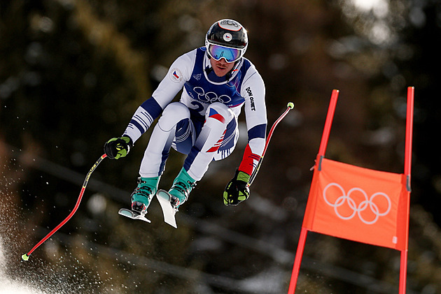 Sjezd ONLINE: Po první zlaté medaili sahá Švýcar von Allmen. Zabystřan ztrácí