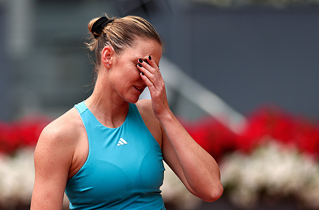 Smazala tři mečboly, pak neuhájila náskok. Plíšková v Madridu končí ve čtvrtfinále