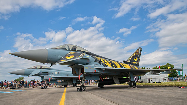 Nejrychlejší letoun Aviatické pouti 2026 předvedl, co dovede Eurofighter