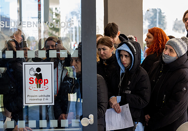 Výdaje na humanitární dávku klesají, přibývá zaměstnaných z Ukrajiny, ukazují data